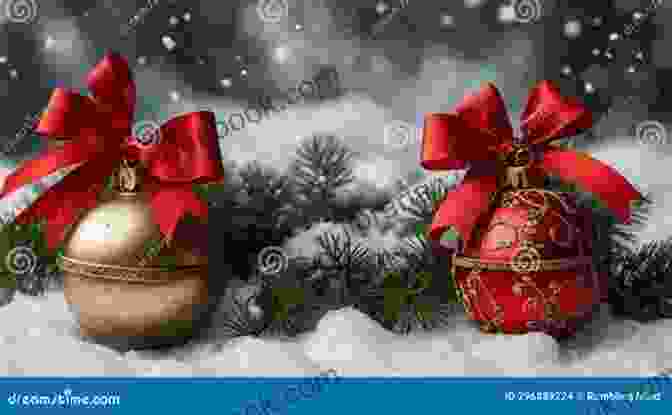 A Festive Scene With A Guitar Adorned With Jingle Bells And Red Ribbons, Capturing The Exuberant Spirit Of Christmas Favorites For Solo Guitar