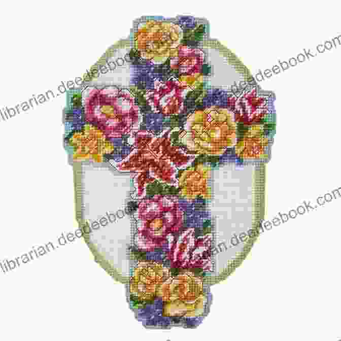 A Plastic Canvas Wall Hanging Of A Floral Design Dazzling Wall Hangings 7: In Plastic Canvas (Dazzling Wall Hangings In Plastic Canvas)