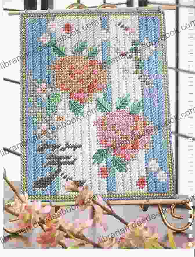 A Plastic Canvas Wall Hanging Of A Landscape Design Dazzling Wall Hangings 7: In Plastic Canvas (Dazzling Wall Hangings In Plastic Canvas)