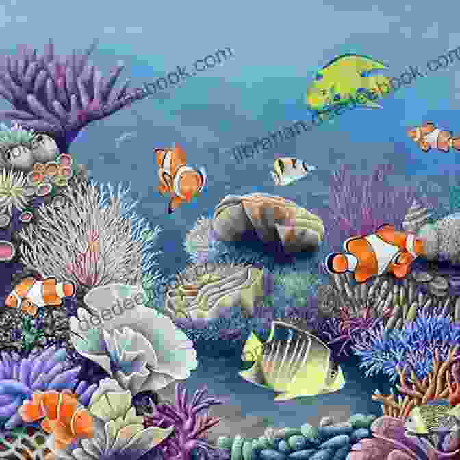 Intricate Underwater Plastic Canvas Scene Featuring Colorful Fish, Seaweed, And Coral Underwater 21: In Plastic Canvas (Underwater In Plastic Canvas)