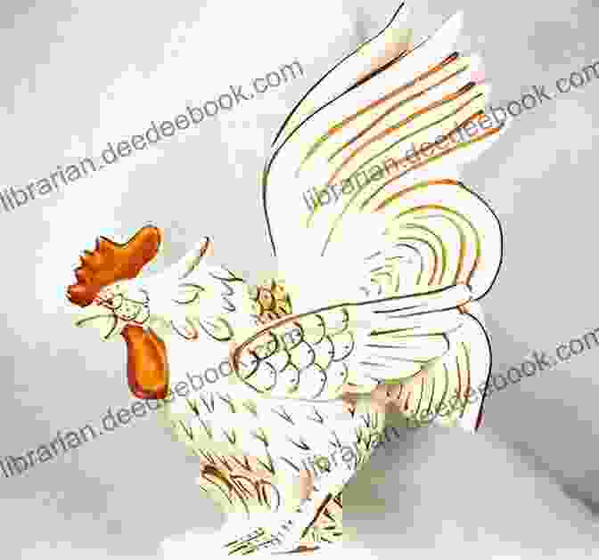 Roland The Rooster Standing Defiantly Against A Raging Storm, His Feathers Ruffled Roland The Rooster: Adventures On A Farm