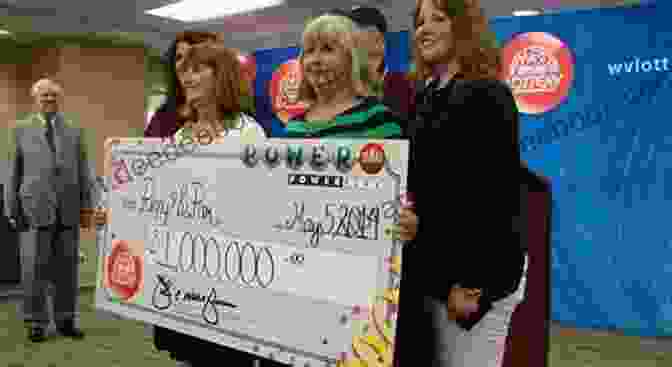 Stella Clark, A Beaming Elderly Woman Holding A Giant Check Representing Her Powerball Winnings Powerballed Stella Clark