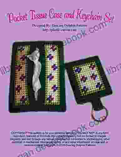 Pocket Tissue Case And Keychain Set: Plastic Canvas Pattern